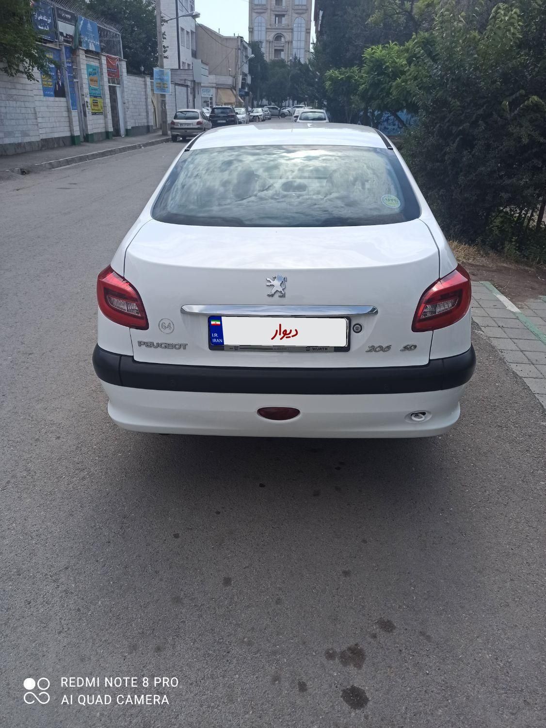 پژو ۲۰۶ صندوق دار v8 - 1394