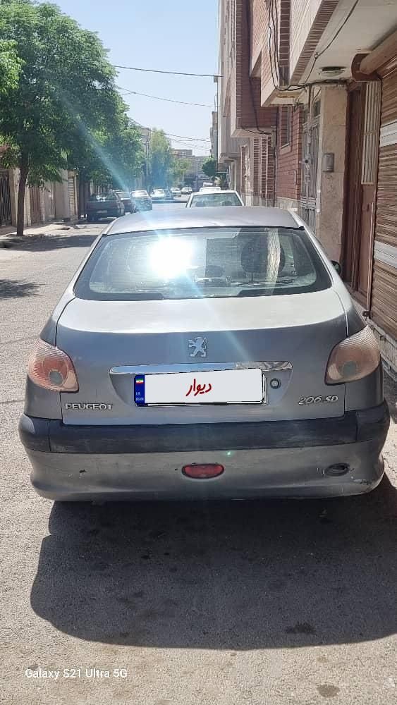 پژو 206 تیپ 2 - 1386