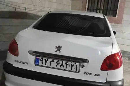 پژو ۲۰۶ صندوق دار v8 - 1393
