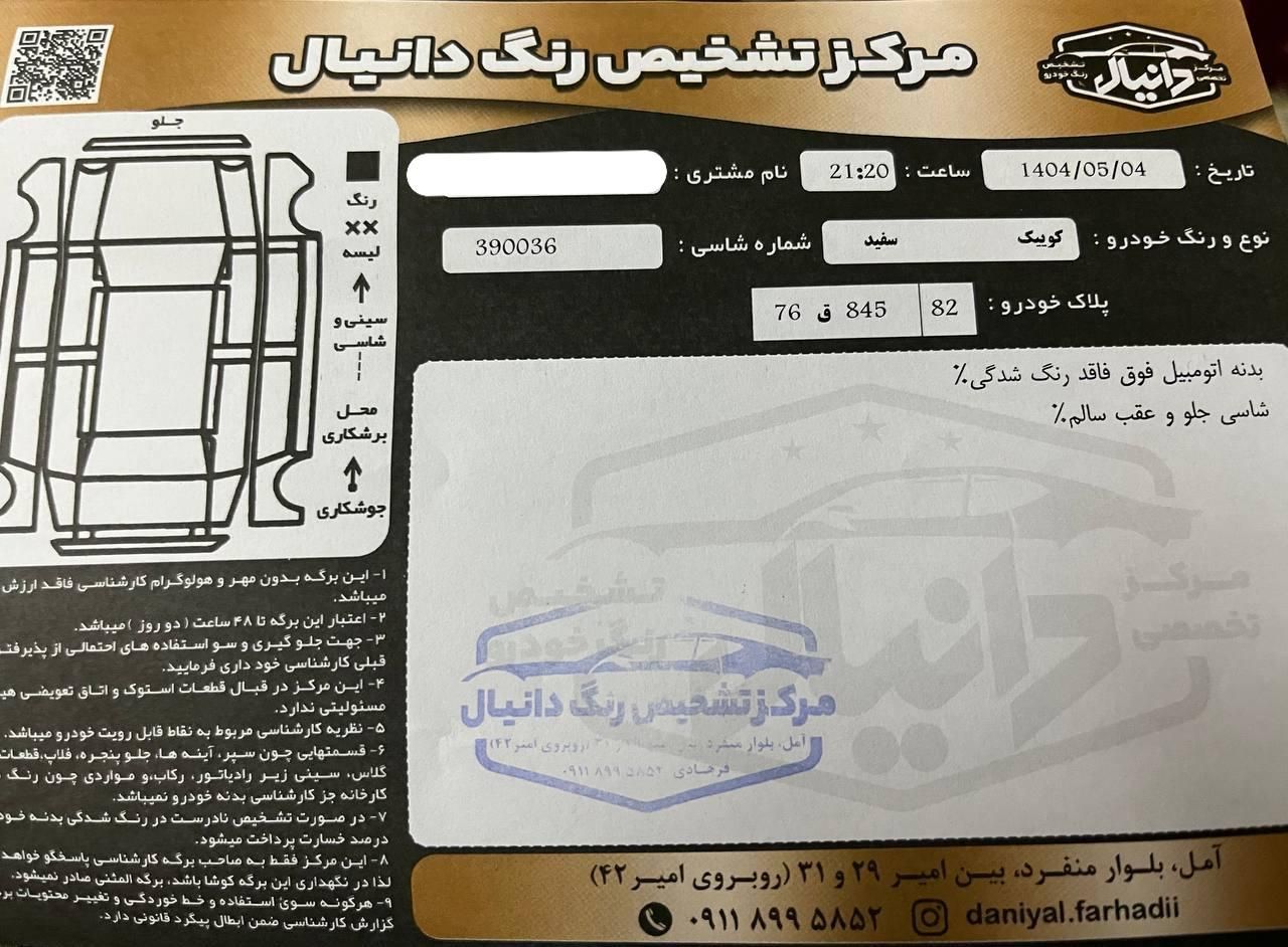 کوییک معمولی دنده‌ای - 1401