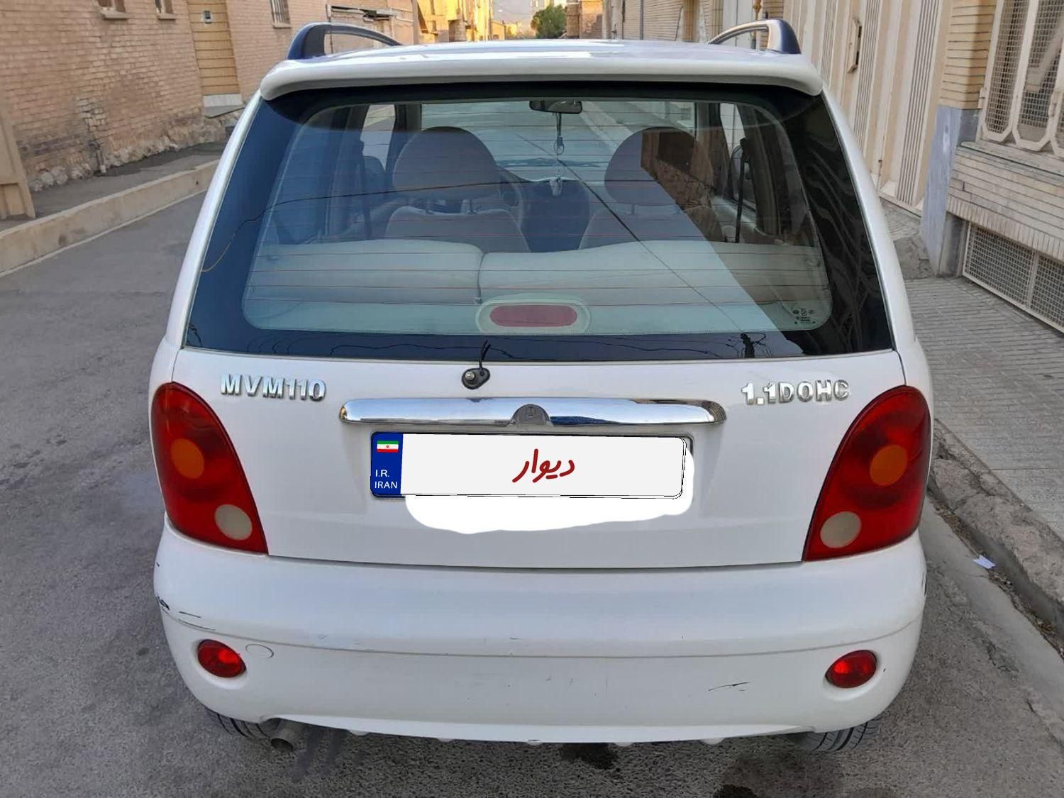 ام وی ام 110 چهار سیلندر دنده ای - 1394