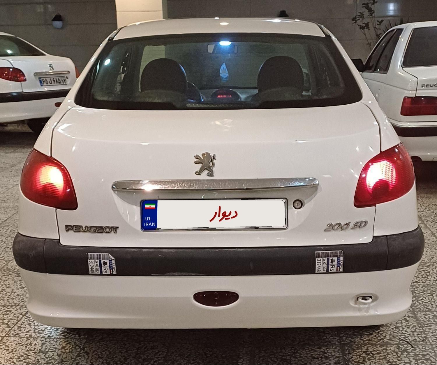 پژو ۲۰۶ صندوق دار v8 - 1386