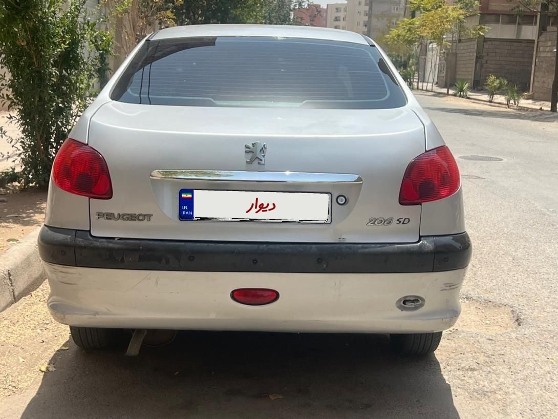 پژو ۲۰۶ صندوق دار v8 - 1386