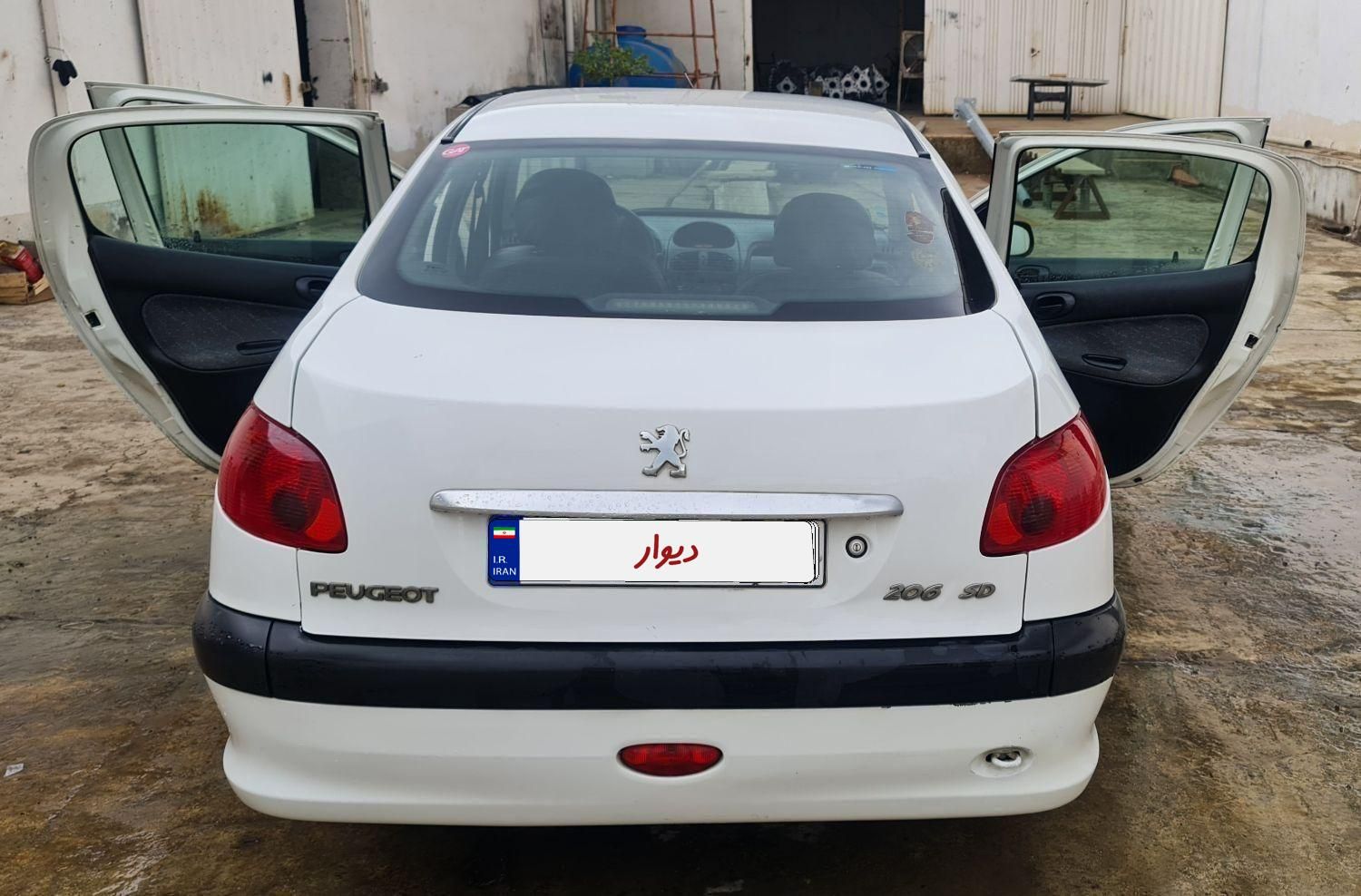 پژو ۲۰۶ صندوق دار v20 - 1389
