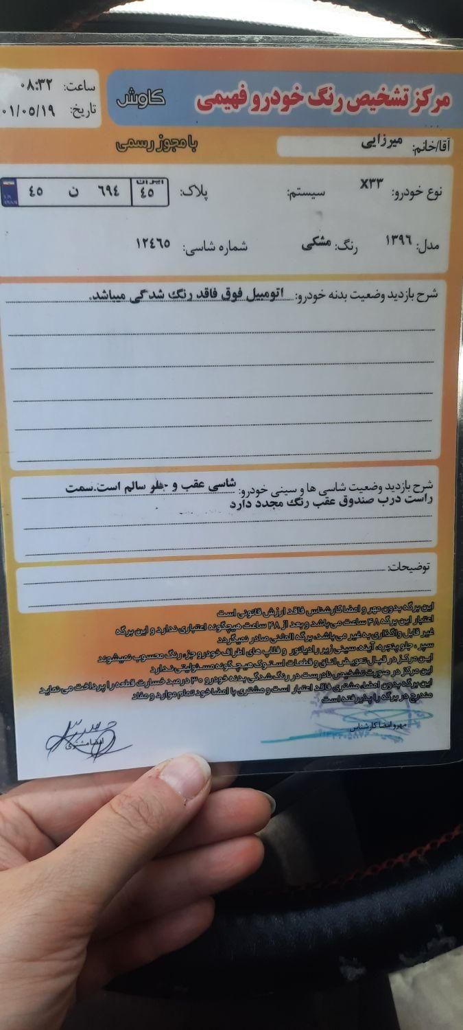 خودرو ام وی ام، X33 آگهی ann_19676747