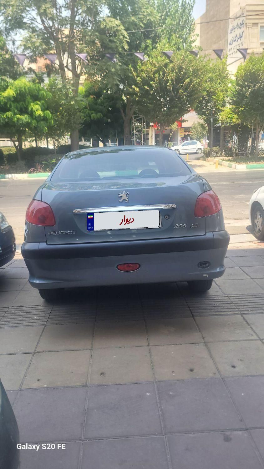 پژو ۲۰۶ صندوق دار v20 - 1389