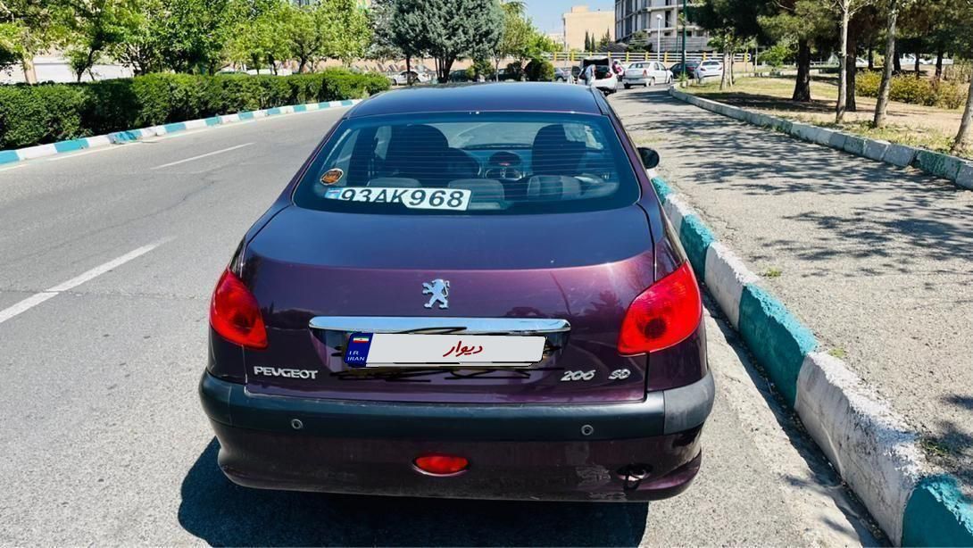 پژو ۲۰۶ صندوق دار v8 - 1396