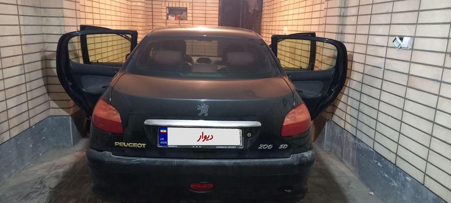 پژو ۲۰۶ صندوق دار v8 - 1387