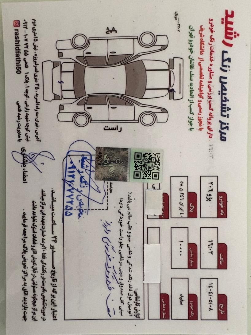 پژو 206 تیپ 5 - 1393