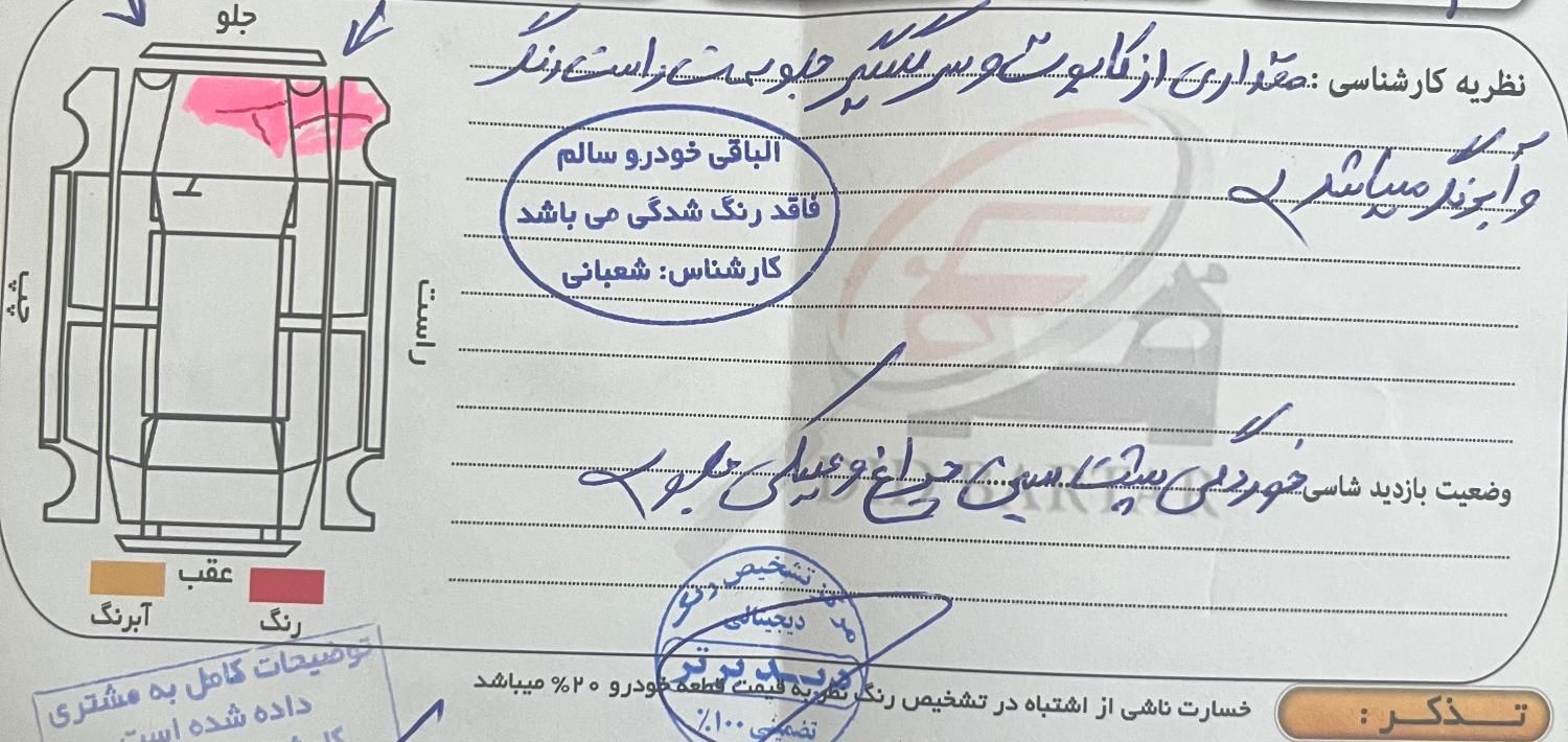 پژو 206 تیپ 3 - 1396