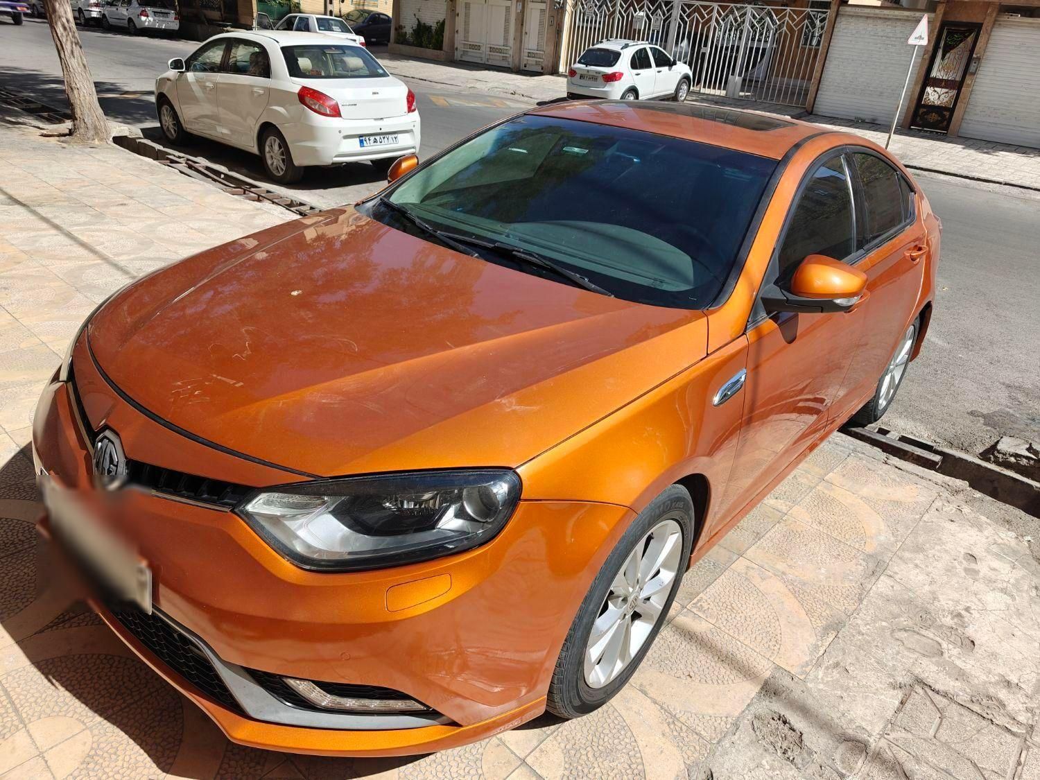 ام جی 6 لیفت بک GT فیس جدید - 2015