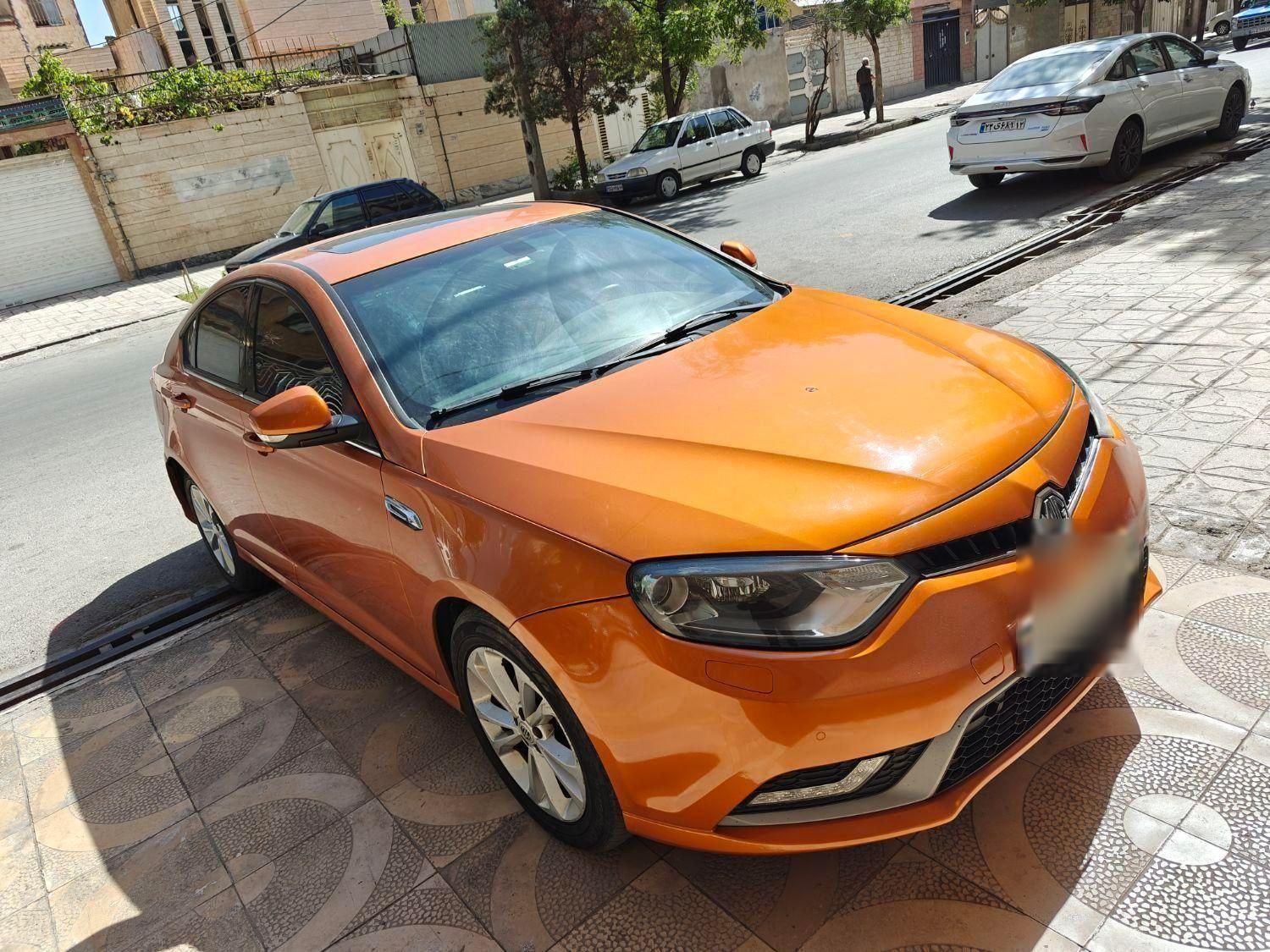 ام جی 6 لیفت بک GT فیس جدید - 2015