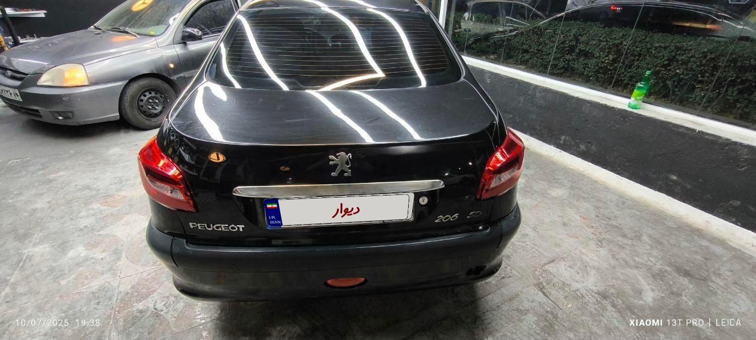 پژو ۲۰۶ صندوق دار v8 - 1395
