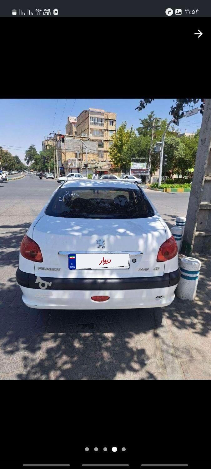 پژو ۲۰۶ صندوق دار v8 - 1394