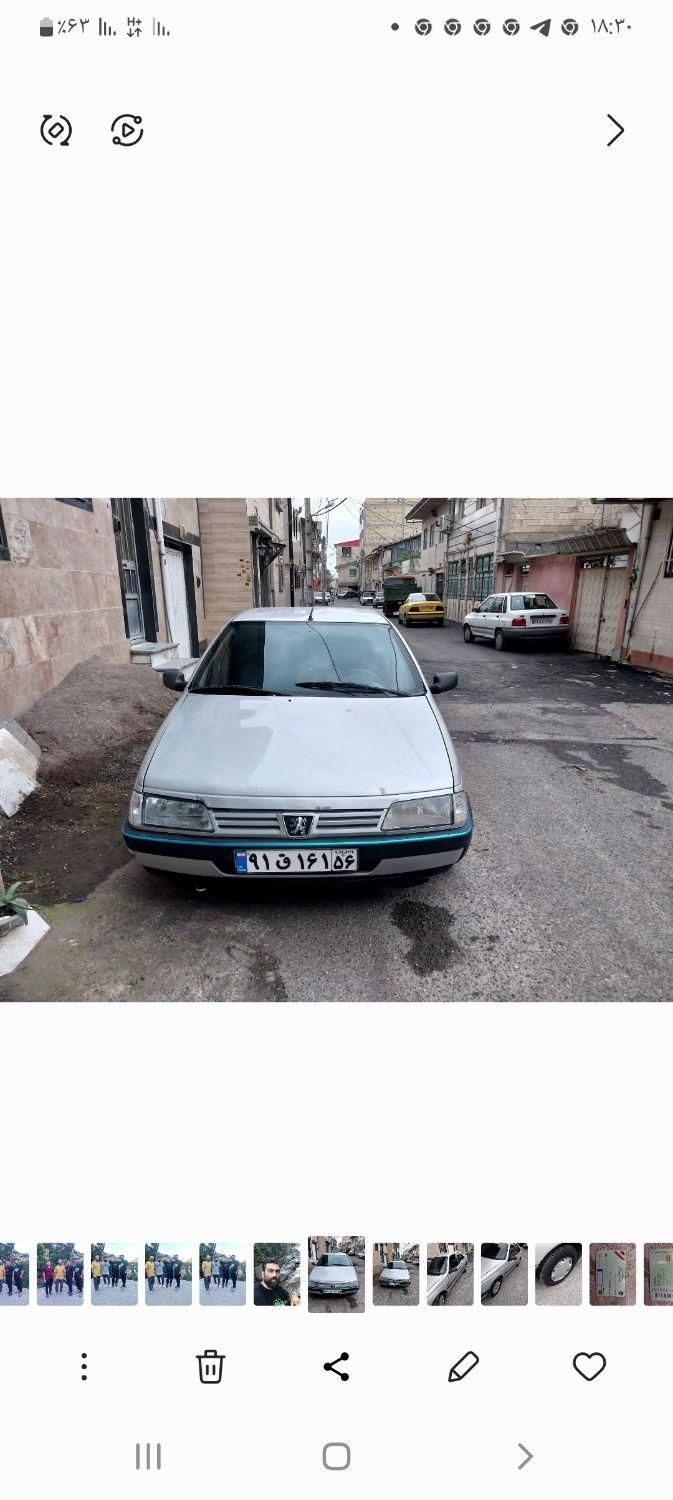 پژو 405 GLX - دوگانه سوز - 1386