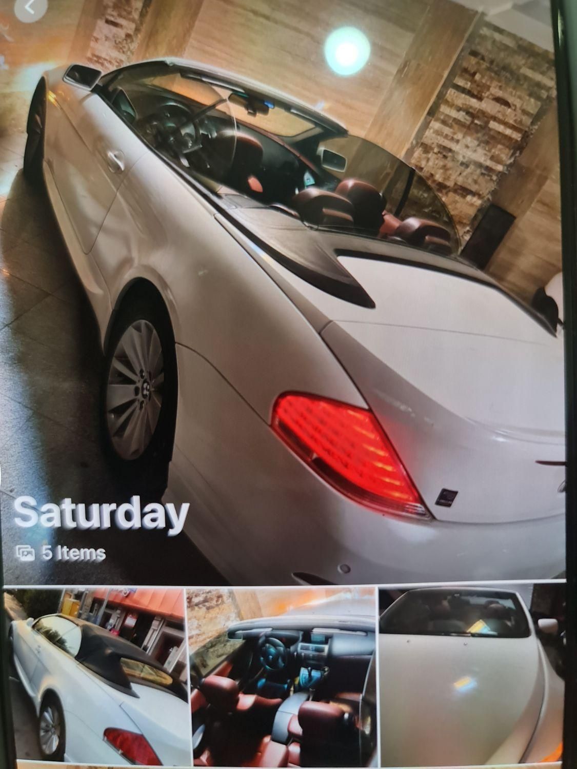 ب ام و سری 6 کوپه 630i - 2007