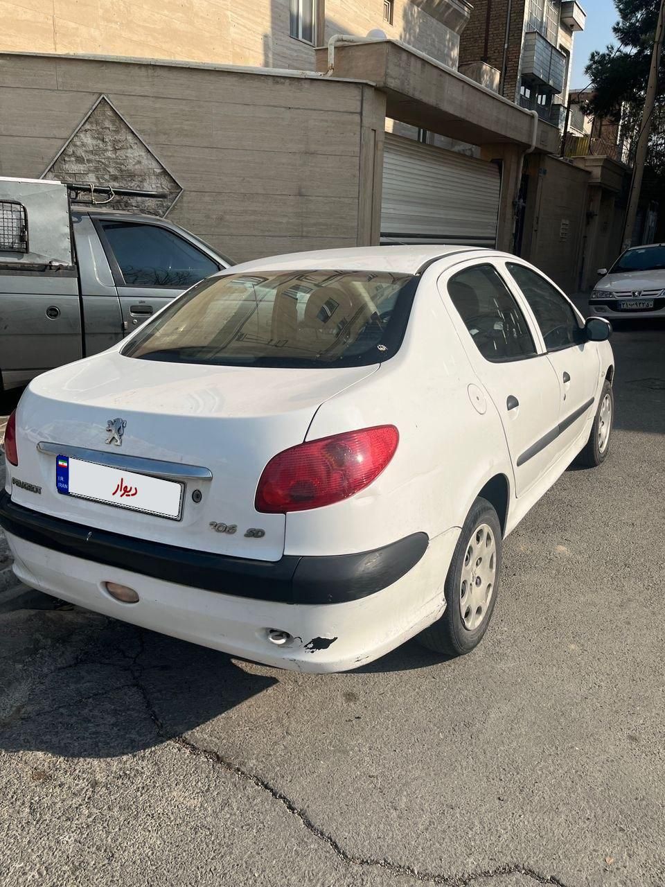 پژو ۲۰۶ صندوق دار v20 - 1390