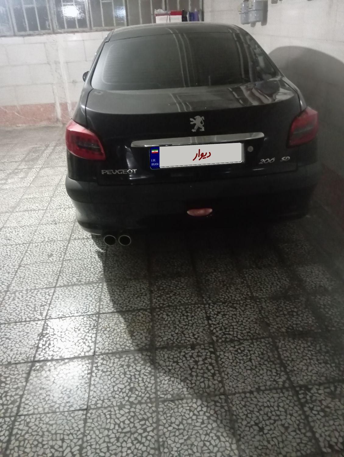 پژو ۲۰۶ صندوق دار v8 - 1395