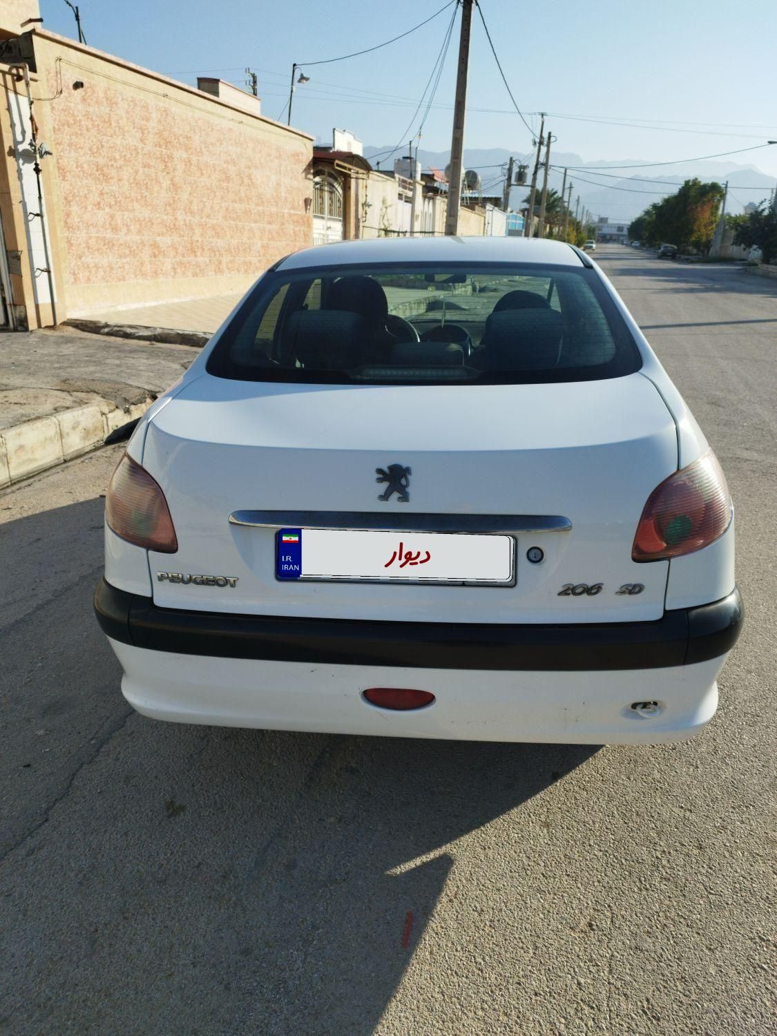 پژو ۲۰۶ صندوق دار v8 - 1391