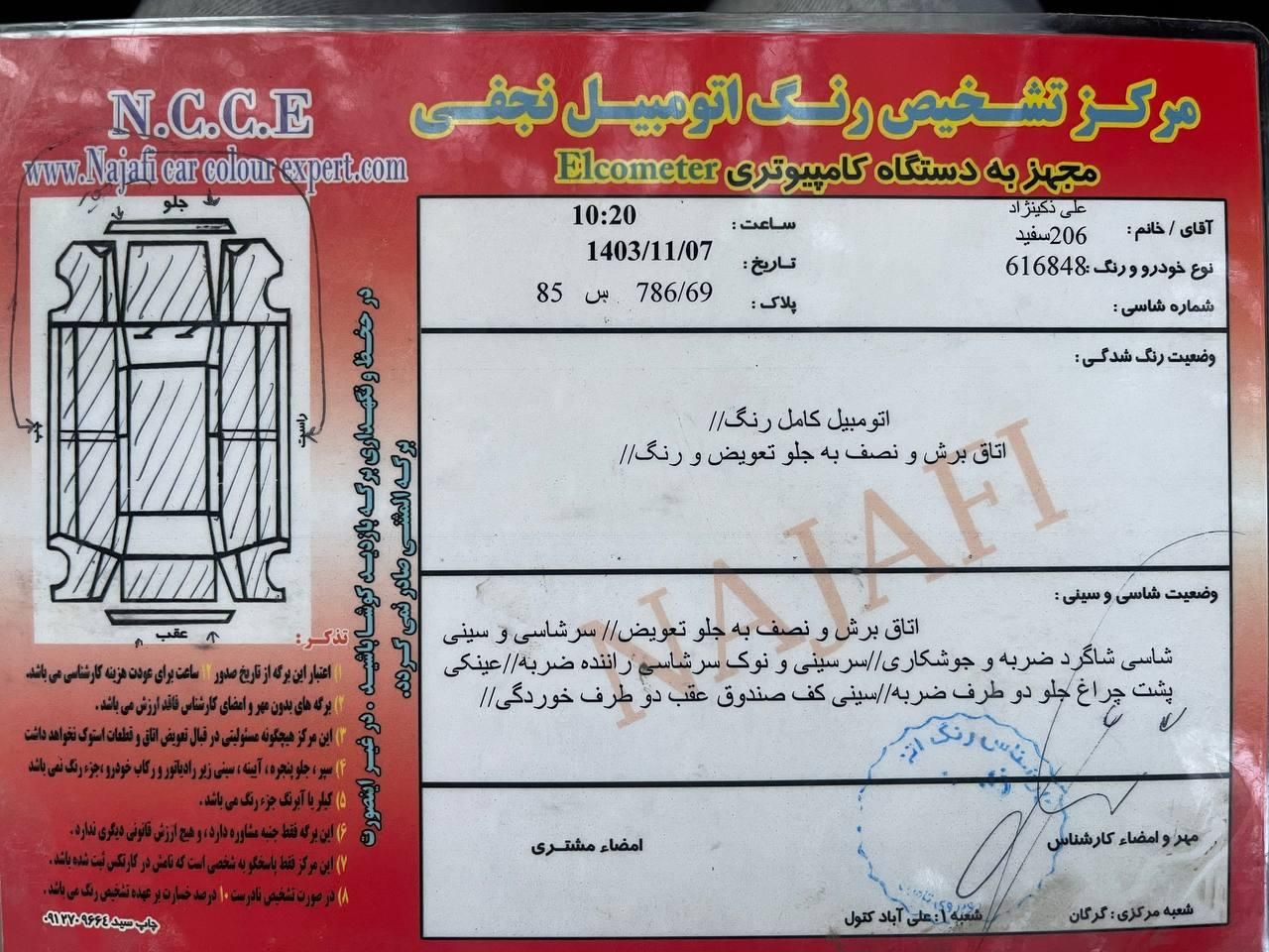 پژو 206 تیپ 2 - 1381