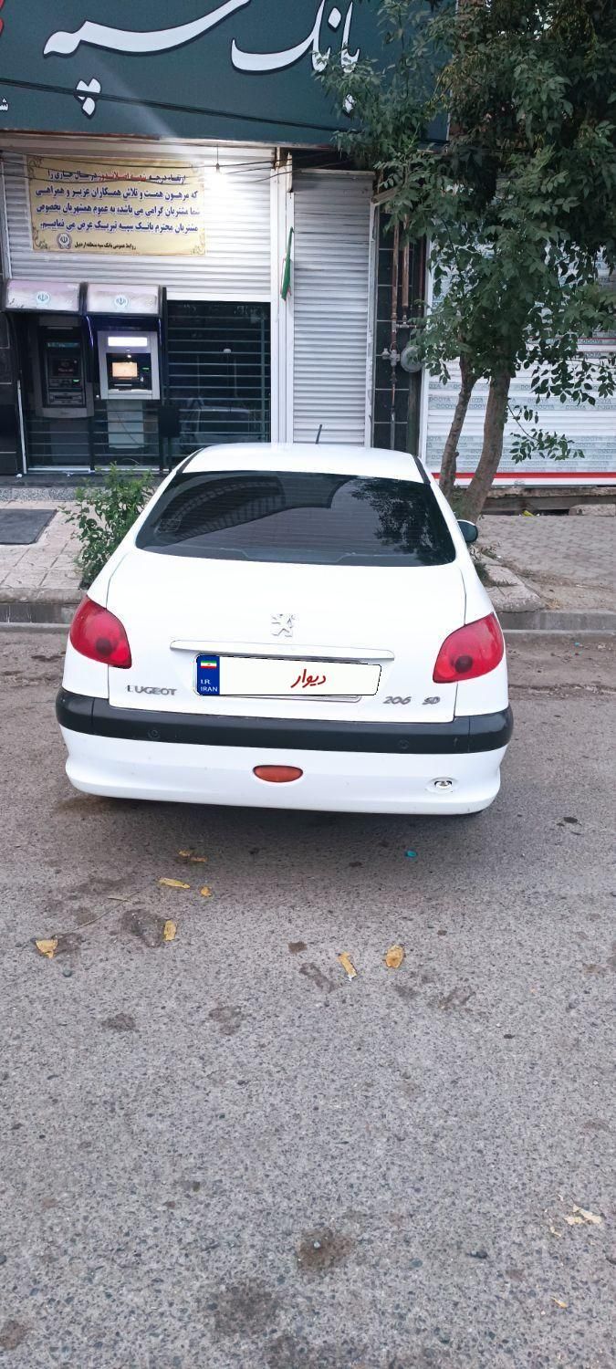 پژو ۲۰۶ صندوق دار v8 - 1394