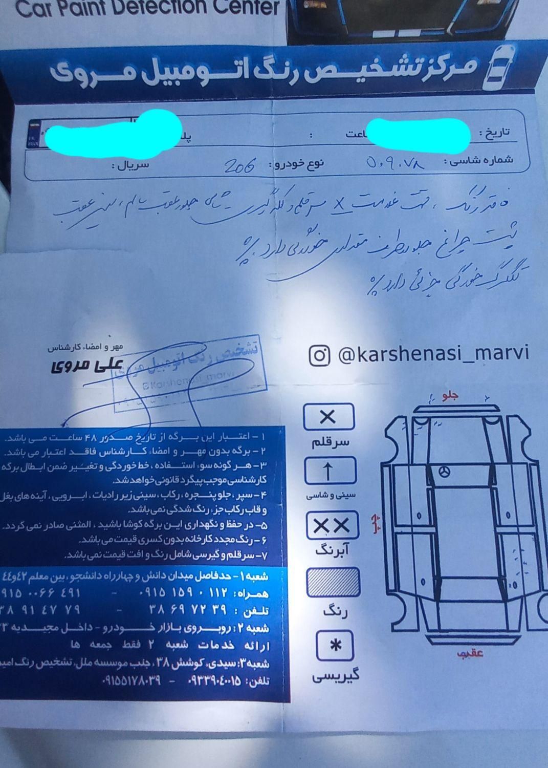 پژو 206 تیپ 5 - 1394
