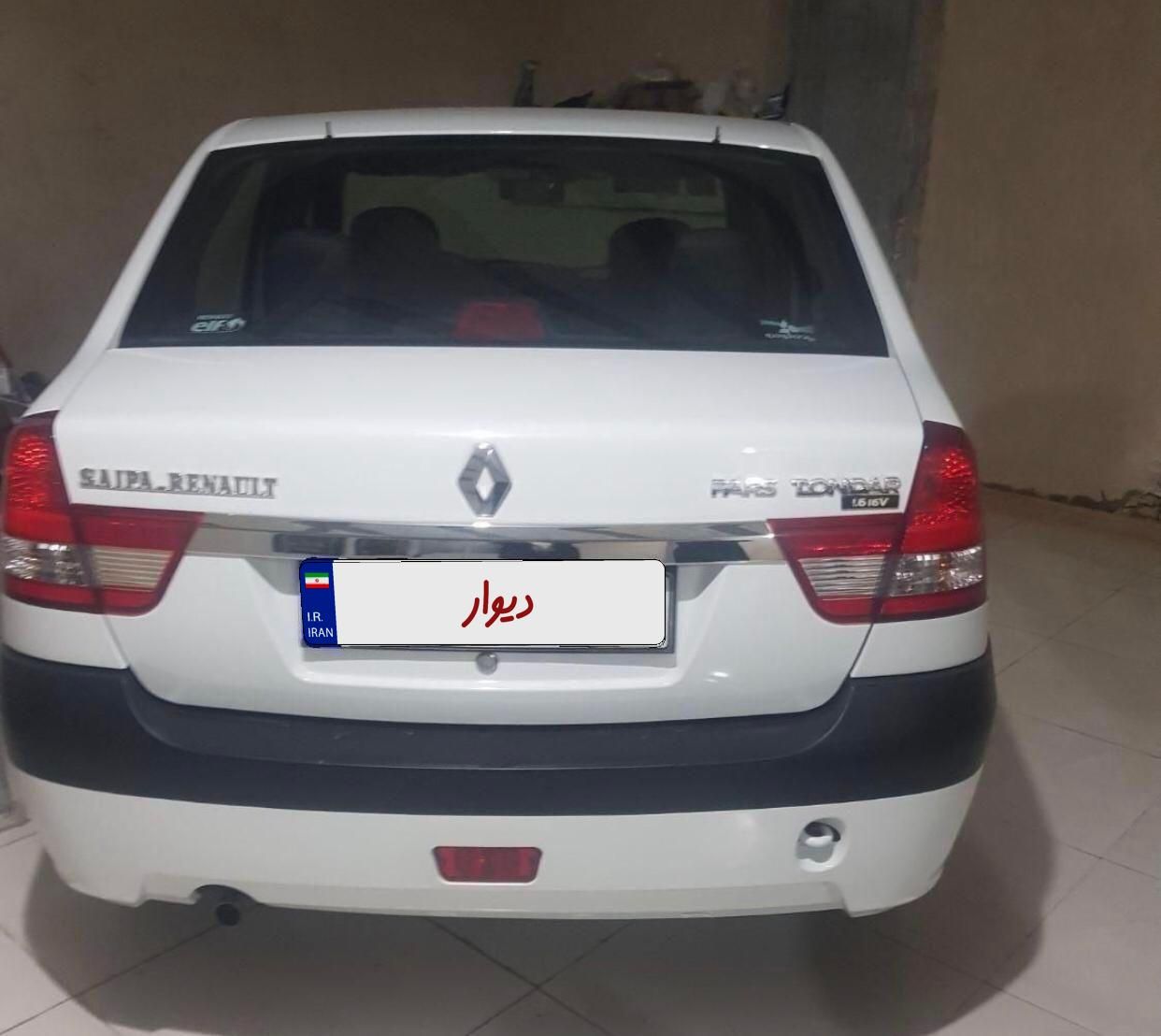 رنو پارس تندر گیربکس JHQ + مولتی مدیا - 1396