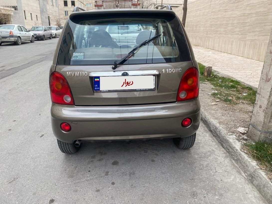 ام وی ام 110 چهار سیلندر دنده ای - 1393