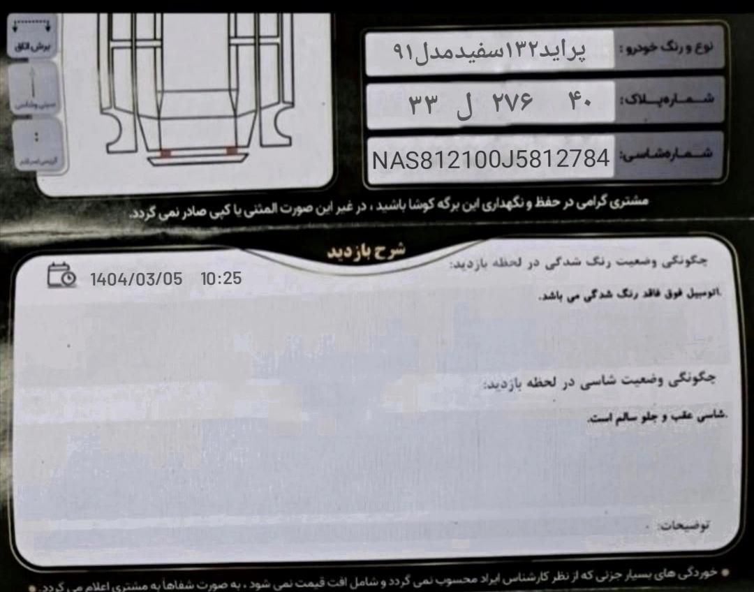 پراید 132 SX - 1391