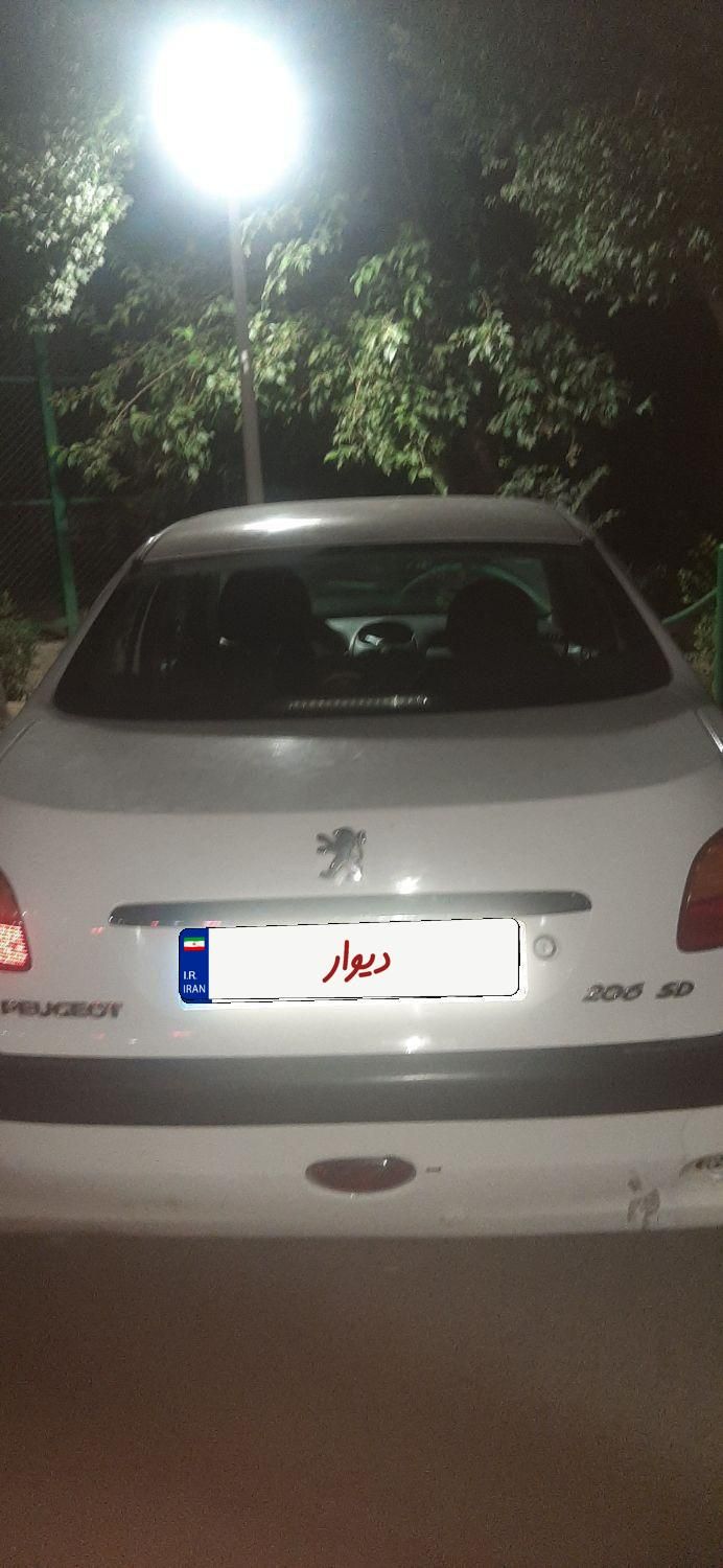 پژو ۲۰۶ صندوق دار v8 - 1389