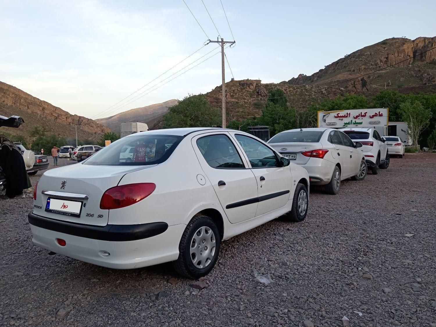 پژو ۲۰۶ صندوق دار v20 - 1388
