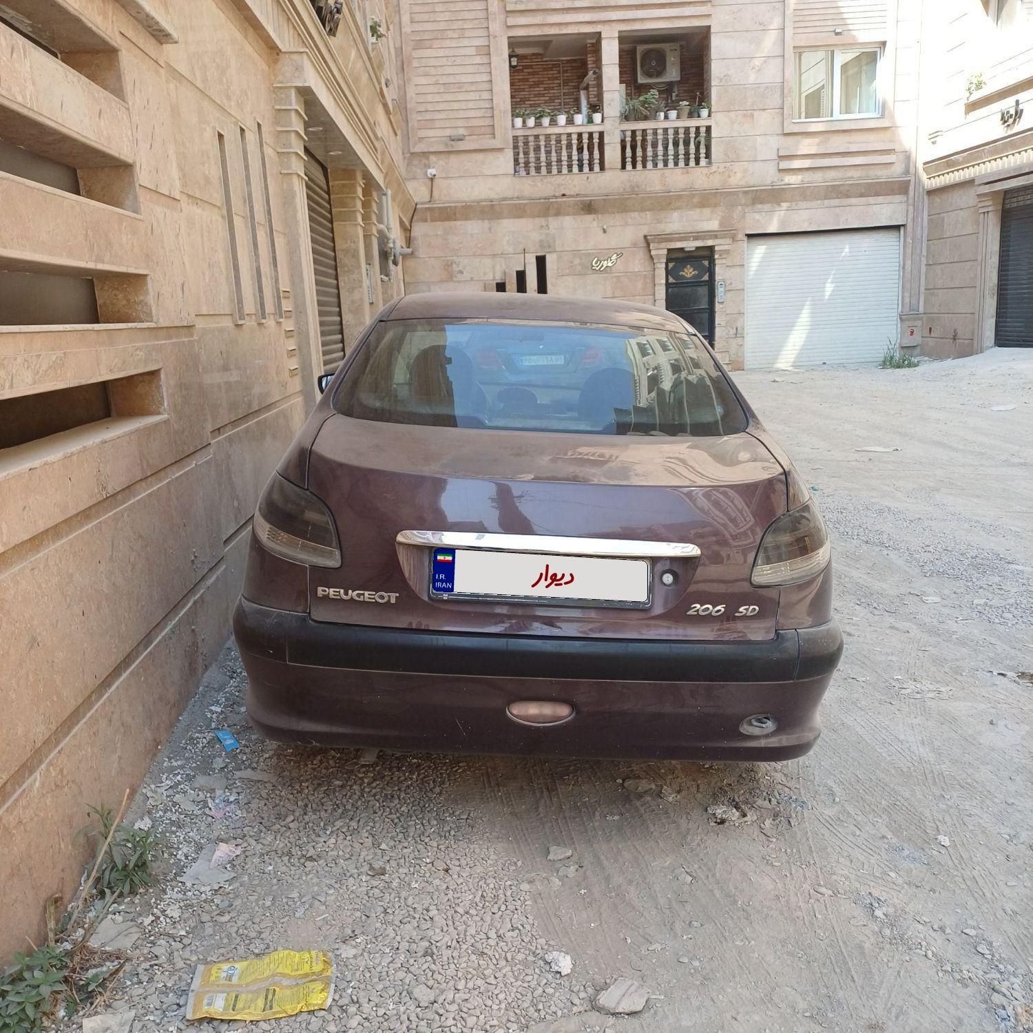 پژو ۲۰۶ صندوق دار v9 - 1389