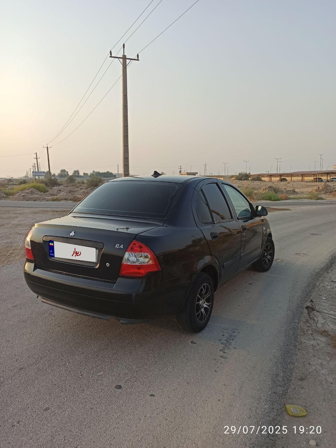 تیبا صندوق دار LX دوگانه سوز - 1391