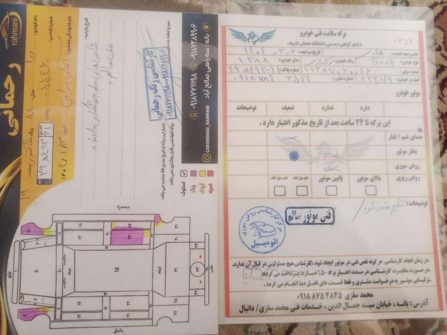 پژو روآ دوگانه سوز - 1388