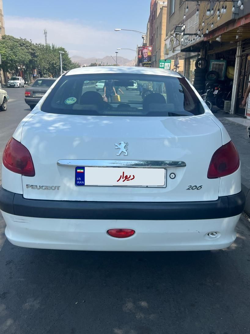 پژو ۲۰۶ صندوق دار v2 - 1387