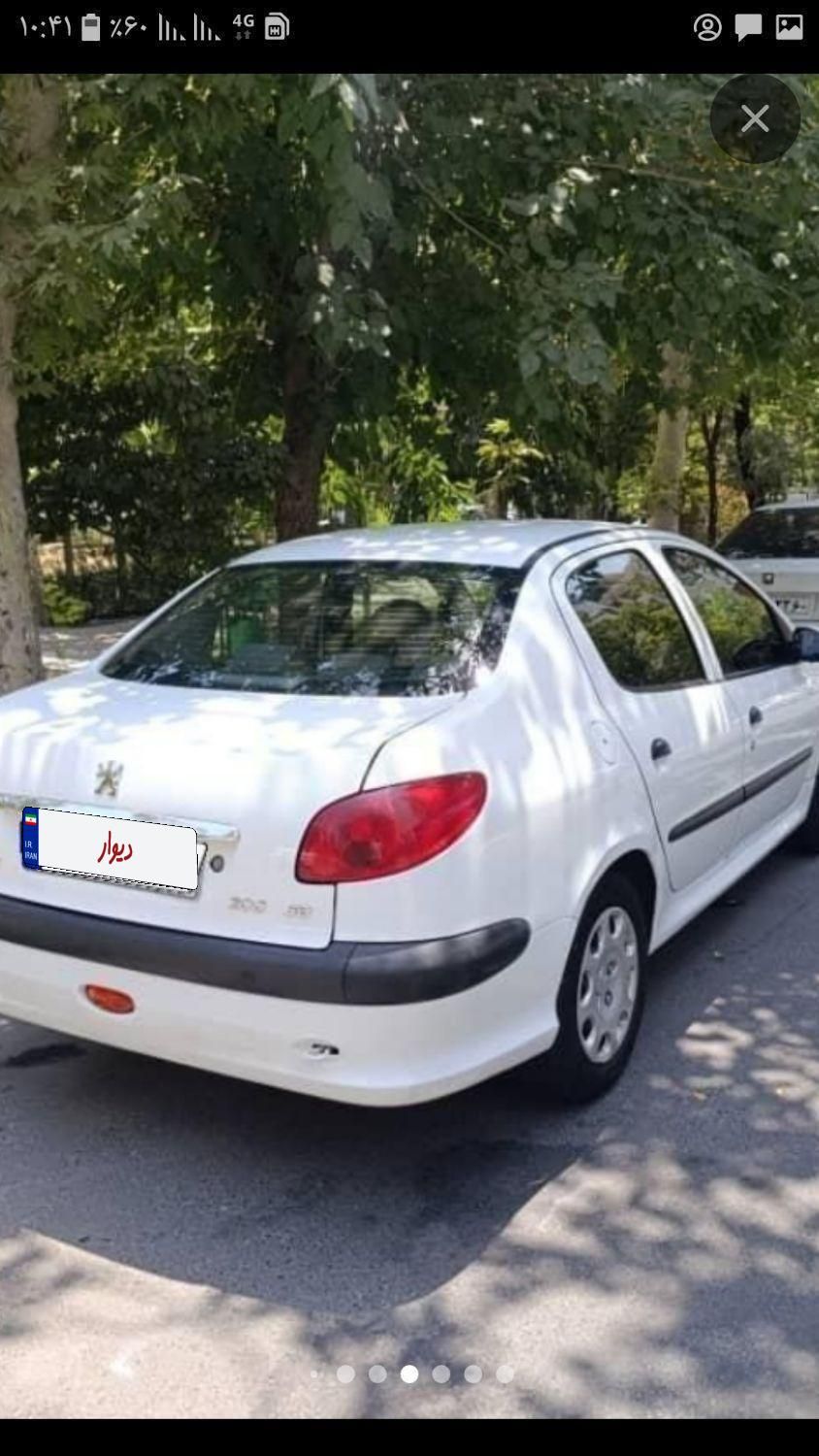 پژو ۲۰۶ صندوق دار v8 - 1395