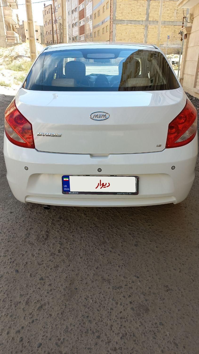 ام وی ام 315 صندوقدار ساده دنده ای - 1393