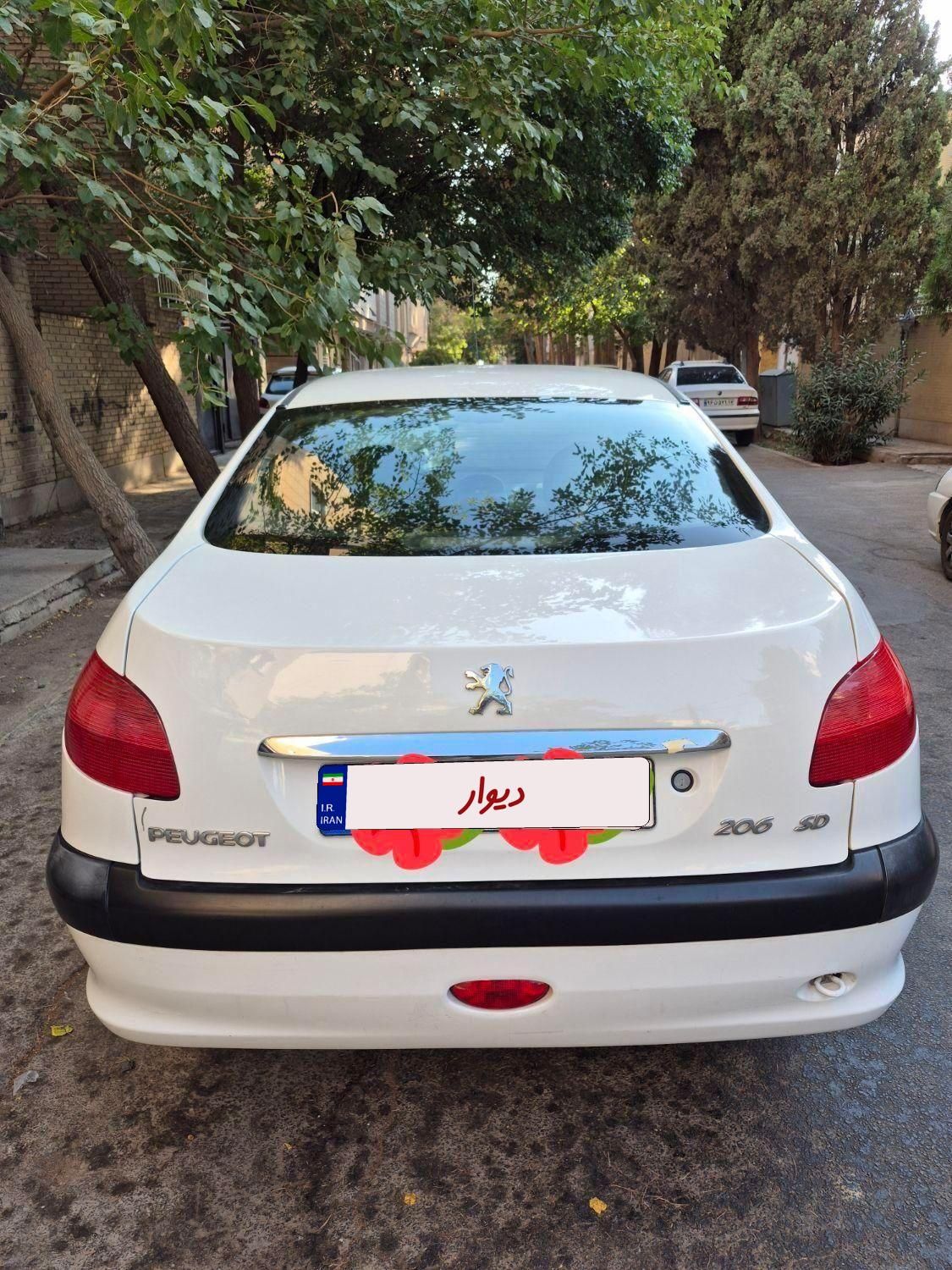 پژو 206 تیپ 2 - 1388