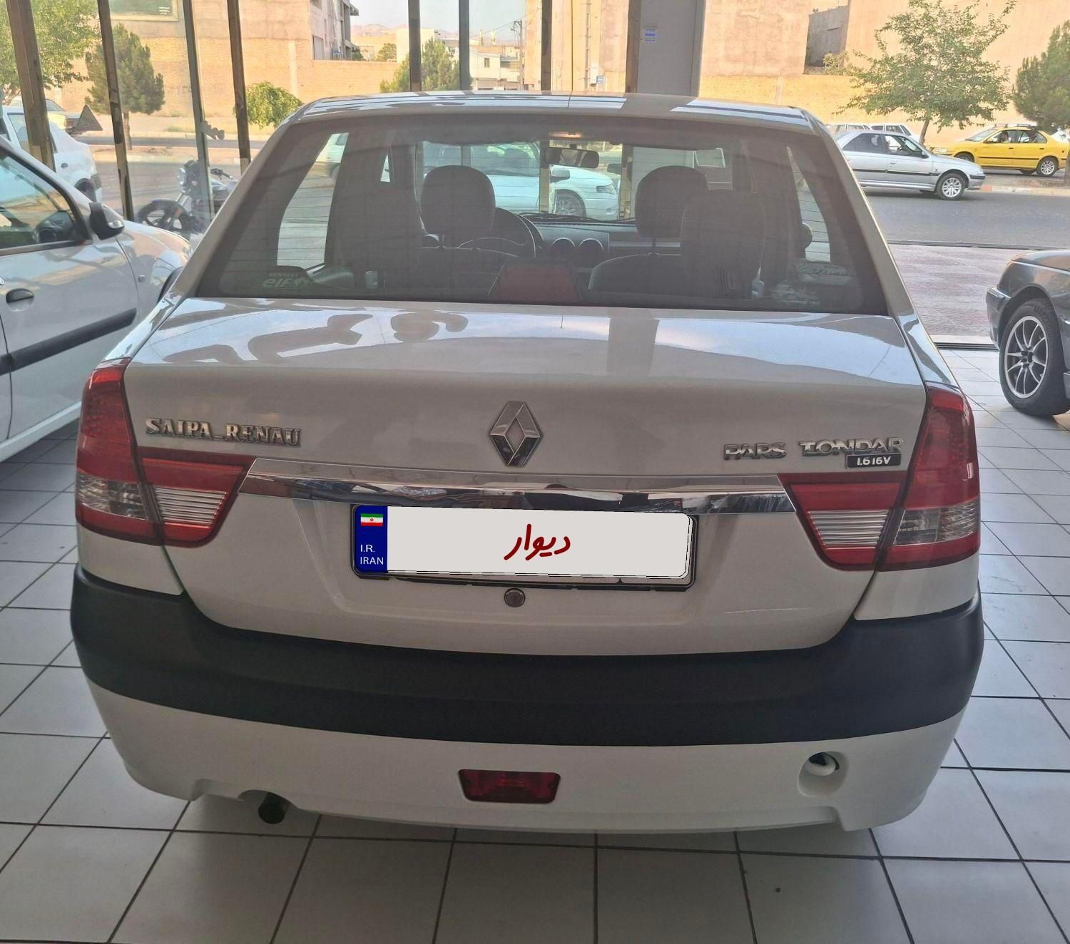 رنو پارس تندر گیربکس JHQ + مولتی مدیا - 1394