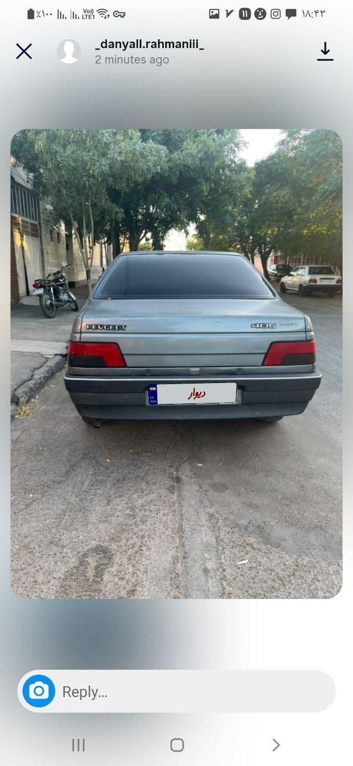 پژو 405 GLX - 1391