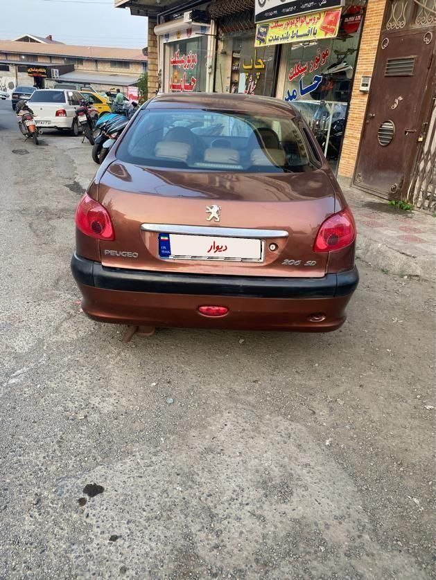 پژو ۲۰۶ صندوق دار v8 - 1389