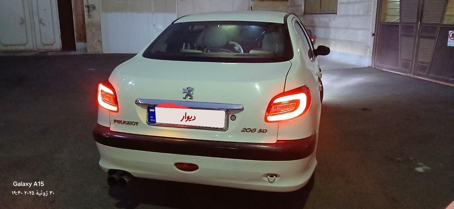 پژو ۲۰۶ صندوق دار v20 - 1388