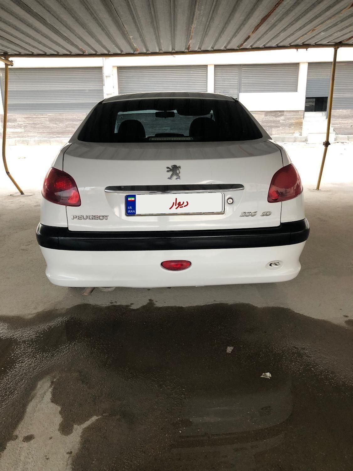 پژو ۲۰۶ صندوق دار v8 - 1390