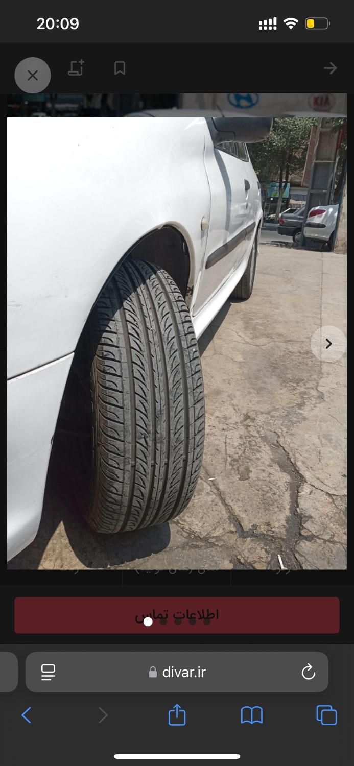 پژو ۲۰۶ صندوق دار v8 - 1396