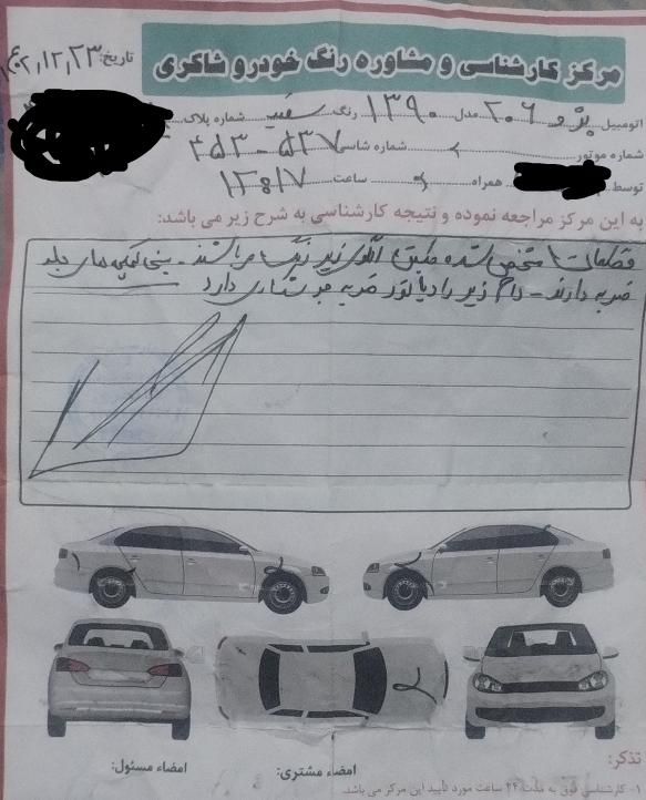 پژو 206 تیپ 5 - 1390