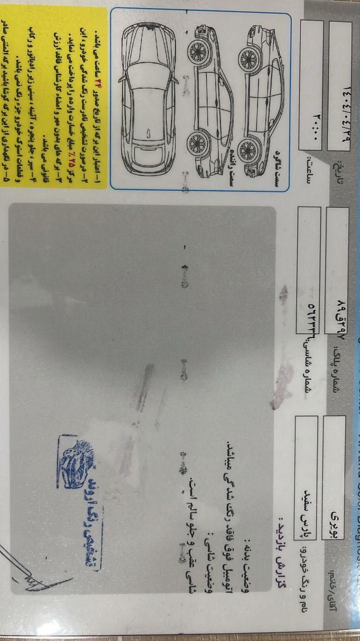 پژو پارس XU7P - 1402