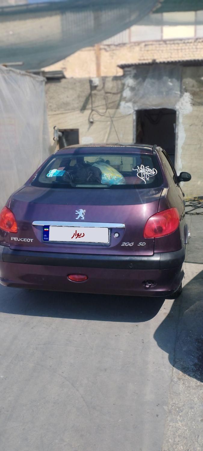 پژو ۲۰۶ صندوق دار v8 - 1394