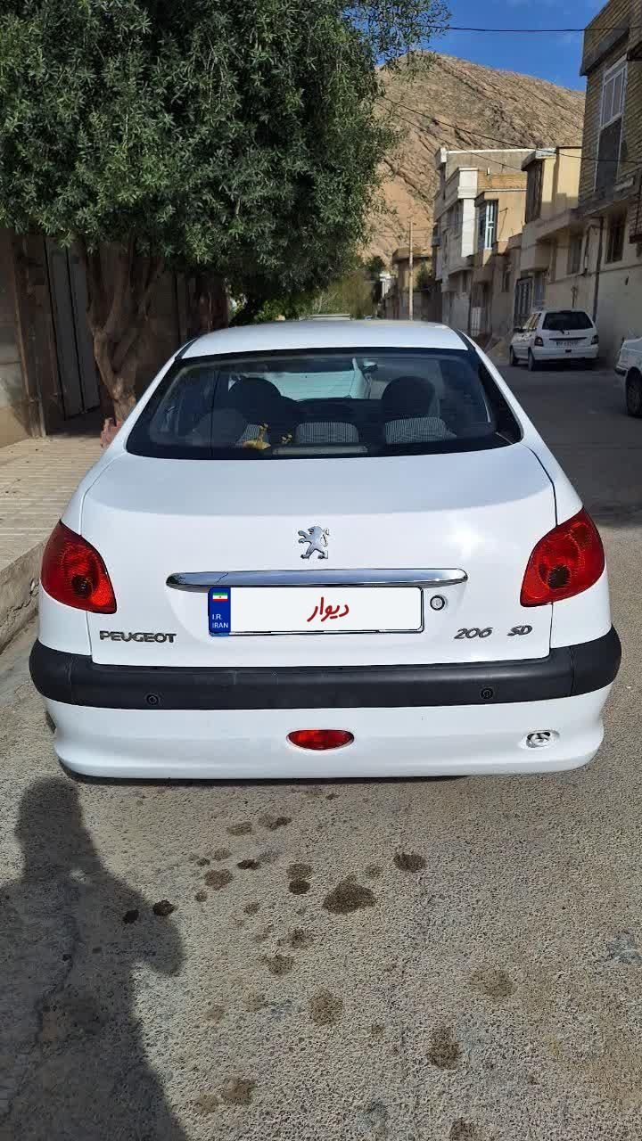 پژو ۲۰۶ صندوق دار v8 - 1395