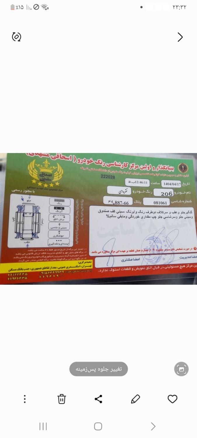 خودرو پژو، 206 آگهی ann_19781455