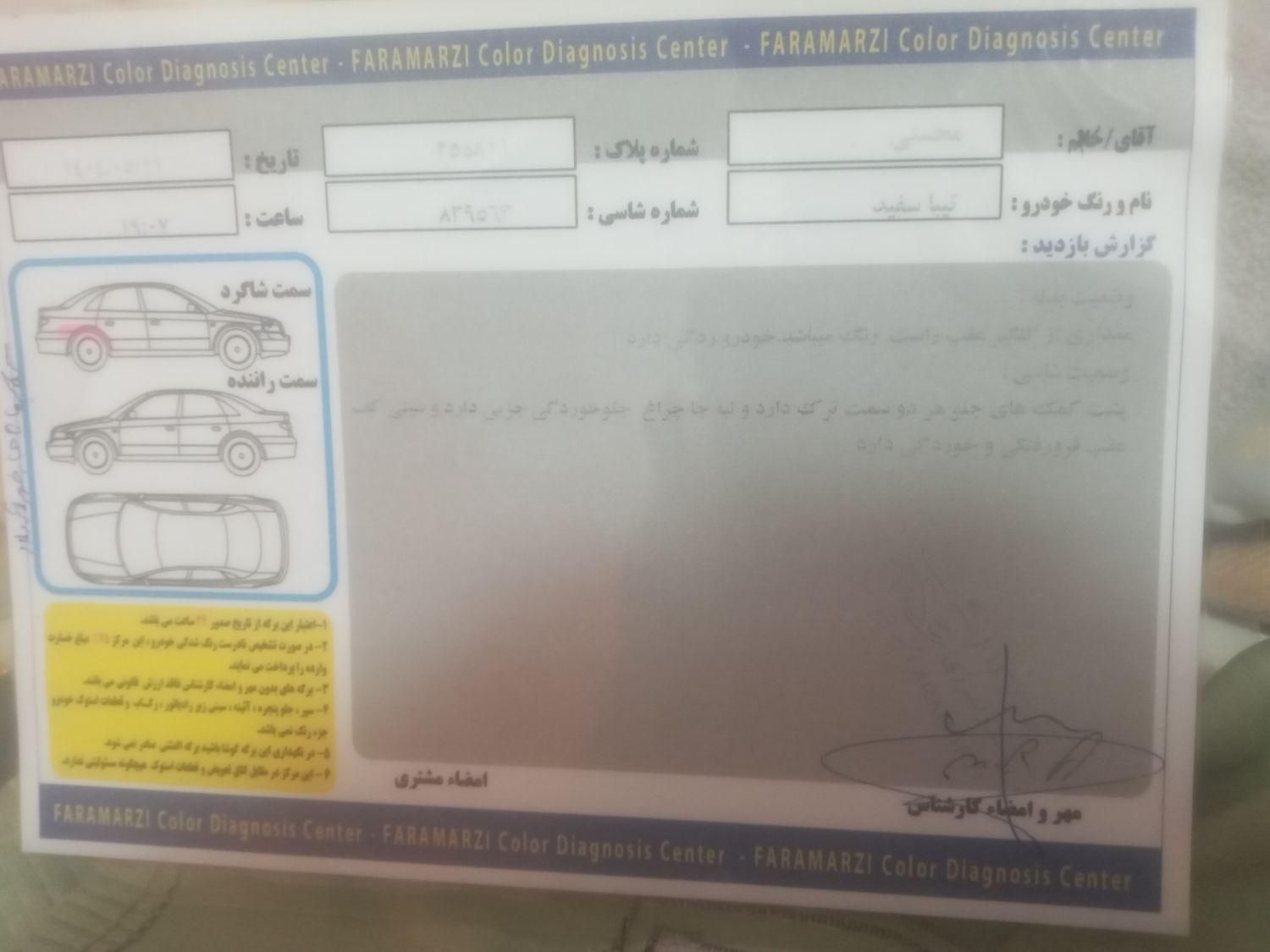 تیبا صندوق دار EX - 1395